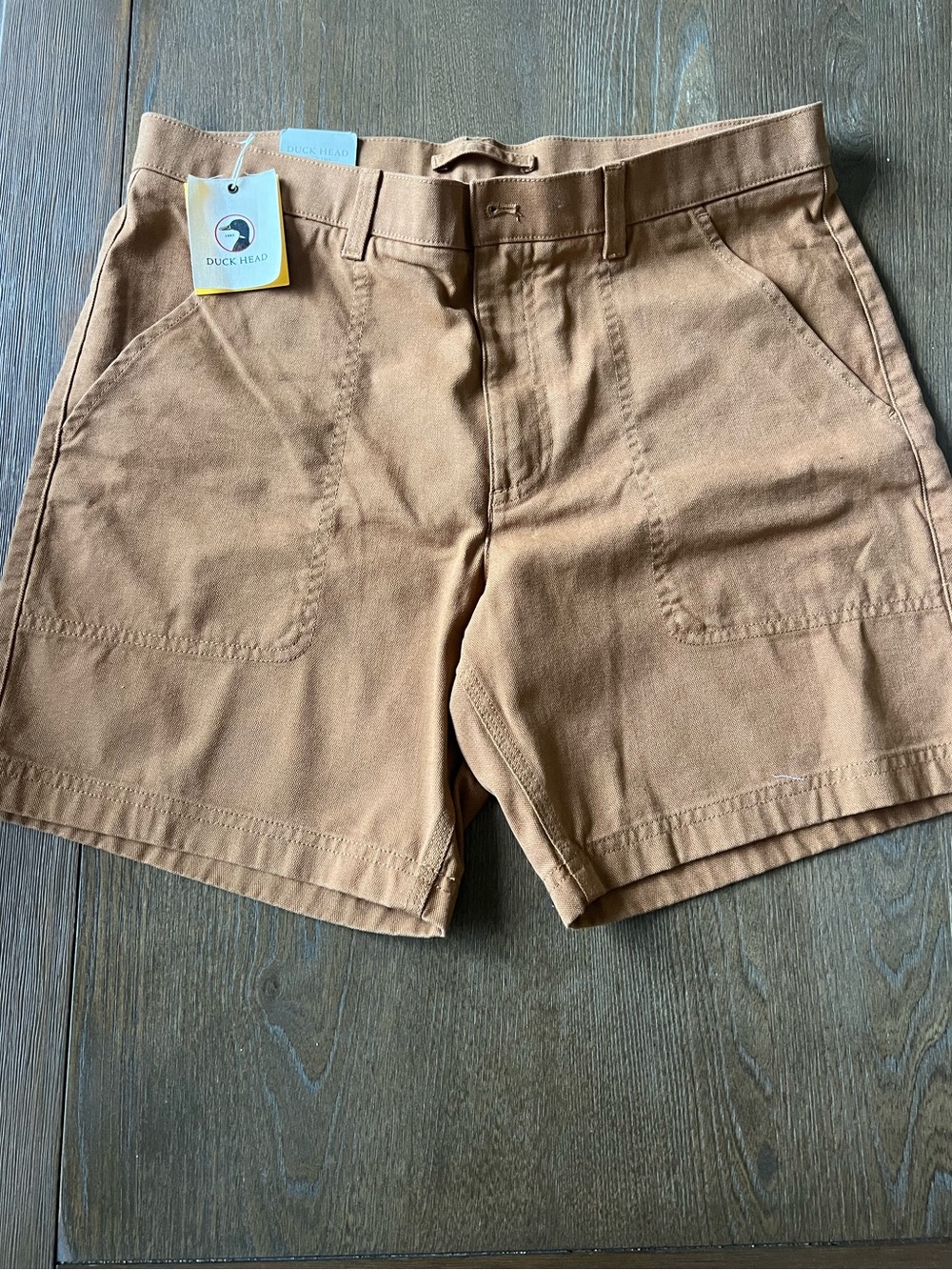Duck Head Brown Work-Style Shorts